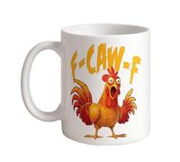 Mug Au Thème Du Poulet,Tasse En Céramique Avec Design De Coq Cartoon | Mug De Noël Amusant En Céramique D'une Capacité De 350 Millilitres | Pour Les Femmes, Ami, Maman, Dame, Fête De Vacances, Ferme,