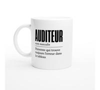 Mug Auditeur Personne Qui Trouve Toujours l'Erreur Dans le Tableau | Mug Drôle Audit - Idée Cadeau Originale