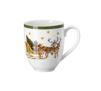 Hutschenreuther - Noël 2023 Happy wintertime Green - Verre avec Poignée / Tasse