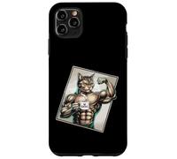 Mug avec inscription « Strong Cat Coffee Lover Muscles » Coque pour iPhone 11 Pro Max
