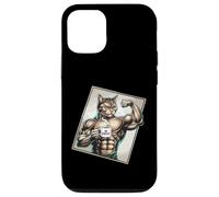 Mug avec inscription « Strong Cat Coffee Lover Muscles » Coque pour iPhone 12/12 Pro