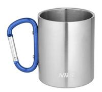 Mug avec mousqueton NILS Camp NC17110 Argenté 300 ml