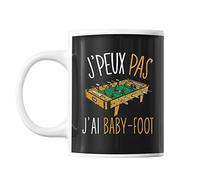 Mug Baby-foot j'peux pas Noir