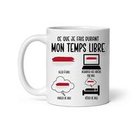 Mug Bali ce que je fais durant temps libre humour Tasse voyage