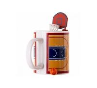 Winkee – Mug de basket-ball avec panier et ballon – Jeu intégré – Cadeau Noël/Anniversaire
