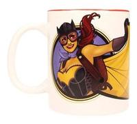 SD Toys Tasse avec motif Batgirl Baseball, en céramique, blanc et rouge, 10 x 14 x 12 cm