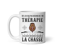 Mug bécasse pas besoin thérapie chasse humour chasseur Tasse chasse