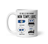 Mug Belize ce que je fais durant temps libre humour Tasse voyage