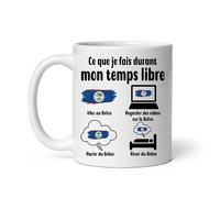 Mug Belize durant temps libre humour voyage Tasse Belize