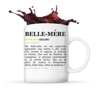 Mug Belle-mère Avis Belle-Fille recommandation | Tasse Fête des Mères Cadeau Anniversaire Noël