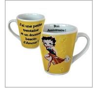 Mug - BETTY BOOP - Anniversaire Spécial 30 Ans - Porcelaine - Compatible Lave-vaisselle - Vintage