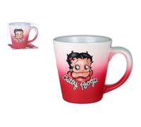 Mug - Betty Boop - Paillettes - Rouge - 320ml - Cylindrique - Adulte - Compatible lave-vaisselle