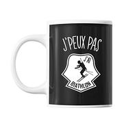 Mug Biathlon j'peux pas Noir