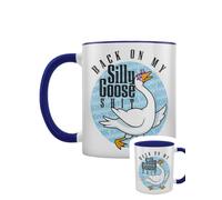 Mug bicolore avec inscription « Silly Goose Back On My Silly Goose Shit »