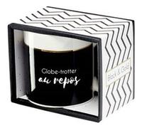 Mug Black & Gold Globe Trotter