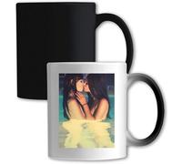 Mug blanc changeant de couleur « Girls Kiss »