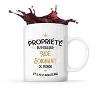 Mug Blanc Propriété Du Meilleur Aide Soignant