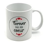 Mug Blanc St Valentin - Forever Dans mon Coeur