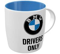 Mug BMW Drivers Only en céramique intérieur bleu 340 ml