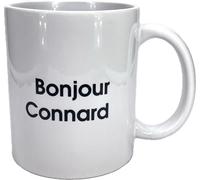 Mug BONJOUR CONNARD Tasse humour Message drôle. Idée cadeau anniversaire, St Valentin, Noël, pour. une collègue, un ami, une femme