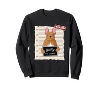 Mug Bouledogue Français Chien Coupable Sweatshirt, Unisexe pour Adultes, Noir, XXL