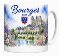 Mug Bourges - Cher, Cathédrale & Marais - Céramique 330 ml