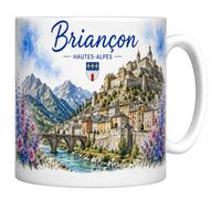 Mug Briançon - Cité Vauban des Hautes-Alpes - Céramique 330 ml