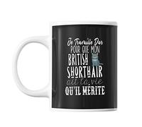 Mug British Shorthair Je travaille dur