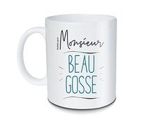Mug BUBBLE GUM Céramique Blanc 325 ml Mug Rond Anniversaire Réutilisable Lavable au lave-vaisselle Résistant au micro-ondes