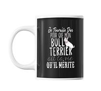 Mug Bull Terrier Je travaille dur