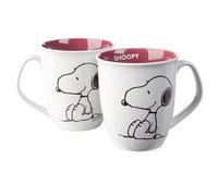 Mug - Cacao - Snoopy - Blanc - 350 ml - Rond