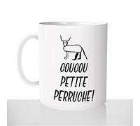 Mug-Cadeau Coucou Petite Perruche - Tasse Café Idée Cadeau Original Humour Tatouage Tatoo Camera Cachée - Noël