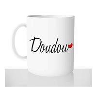 Mug-Cadeau Doudou Coeur- Tasse Café Thé Idée Cadeau Original Homme Amour Mignon Couple Saint Valentin Noël