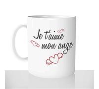Mug-Cadeau Je T'aime Mon Ange - Tasse Café Idée Cadeau Original Amour Saint-Valentin Couple - Noël Anniversaire