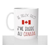 Mug-Cadeau J'me Barre au Canada - Tasse Café Idée Cadeau Original Canadien Voyage Quebec Fun - Noël Anniversaire