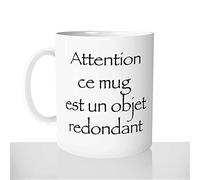 Mug-Cadeau Objet Redondant - Tasse Café Thé Idée Cadeau Original Kaamelott Perceval Karadoc - Noël Anniversaire