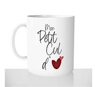 Mug-Cadeau Petit Cul d'Amour - Tasse Idée Cadeau Original Femme Homme Sexy Saint-Valentin Coeur Couple Anniversaire