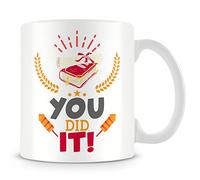 Mug cadeau pour examens de remise de diplôme/réussite - You Did It!