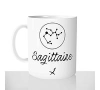 Mug-Cadeau Sagittaire - Tasse Idée Cadeau Original Constellation Signe Astrologique Astro Horoscope - Anniversaire Noël