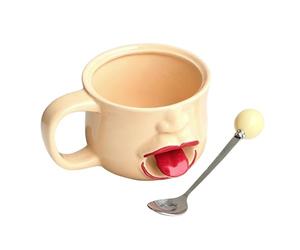 Mug Café Drôle 25,5 vec cuillère décorative