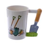 Mug Café Puckator Happy 400 ml Céramique Thème Jardin Novelty, 1 Pièce