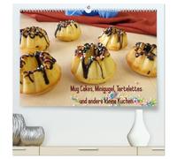 Mug Cakes, Minigugel, Tartelettes und andere kleine Kuchen (hochwertiger Premium Wandkalender 2026 DIN A2 quer), Kunstdruck in Hochglanz: Ein Küchenkalender mit selbst gebackenen Minikuchen