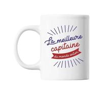 Mug Capitaine Femme Métier Meilleure De France Tasse Cadeau Personnalisé