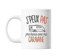 Mug Caravane j'peux pas Blanc
