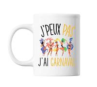 Mug Carnaval j'peux pas Blanc