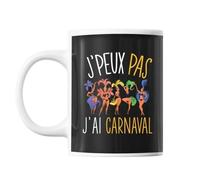 Mug Carnaval J'peux Pas Noir Tasse Cadeau Personnalisé