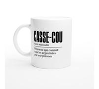 Mug Casse-Cou Personne Qui Connaît Tous les Urgentistes Par Leur Prénom | Mug Fun Tête Brûlée - Idée Cadeau Originale