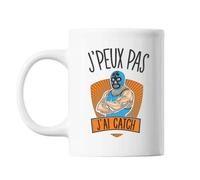 Mug Catch J'peux Pas Blanc Tasse Cadeau Personnalisé