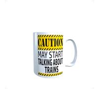 Mug Caution May Start Talking About Trains