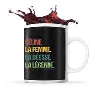Mug - Céline - Vintage - Céramique - 325 Ml - Résistant Lave-Vaisselle Et Micro-Onde